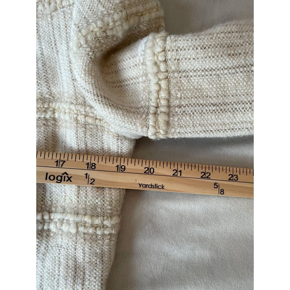 Vtg Anthropologie Womens Textured Jacket Open Shawl Collar Y2K Size M Academia - Picture 3 of 9